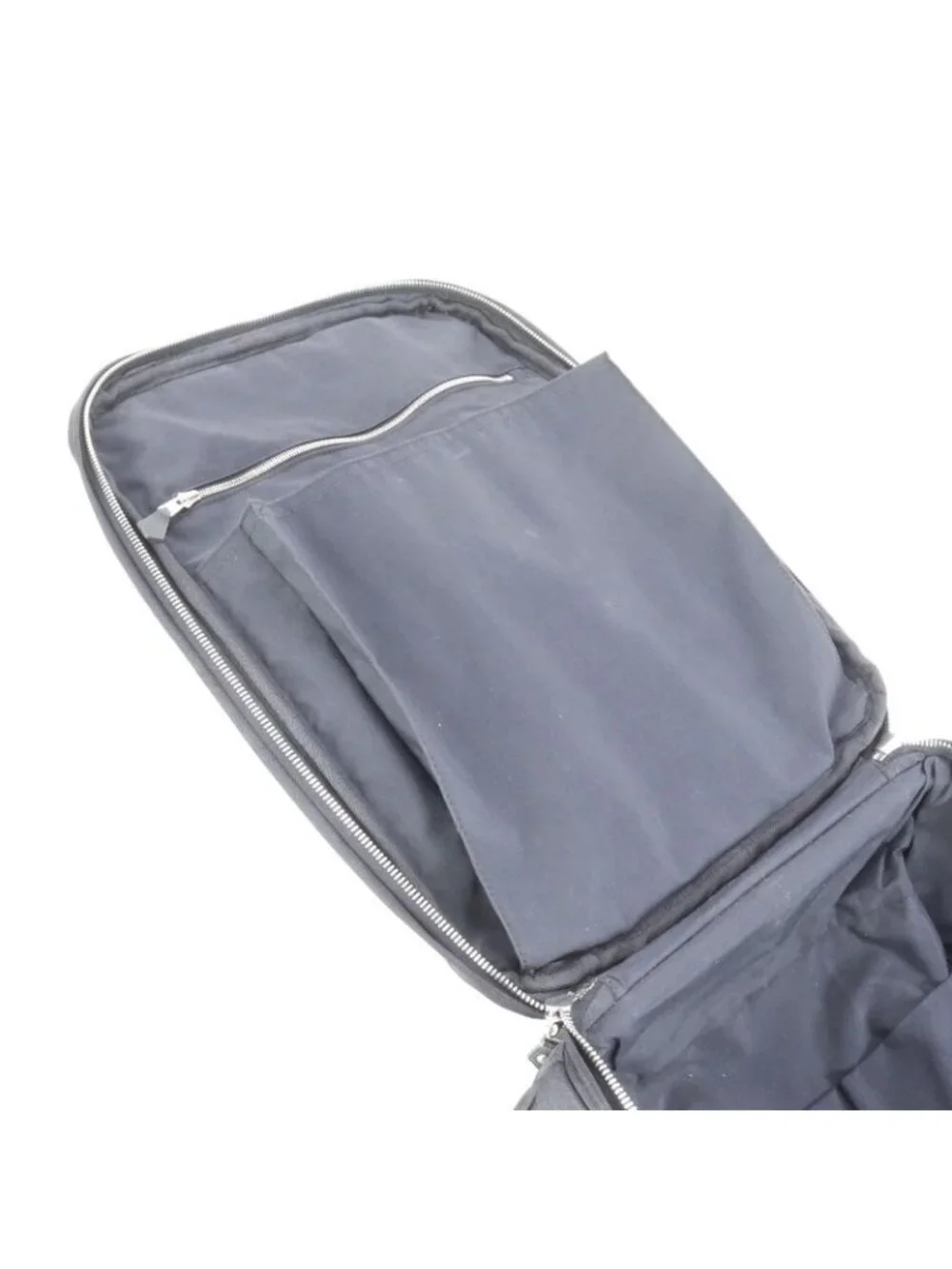 ★SOLD★ Hermes Acapulco Leather Canvas Shoes Carry Case Bag Business Travel Black - Picture 8 of 9